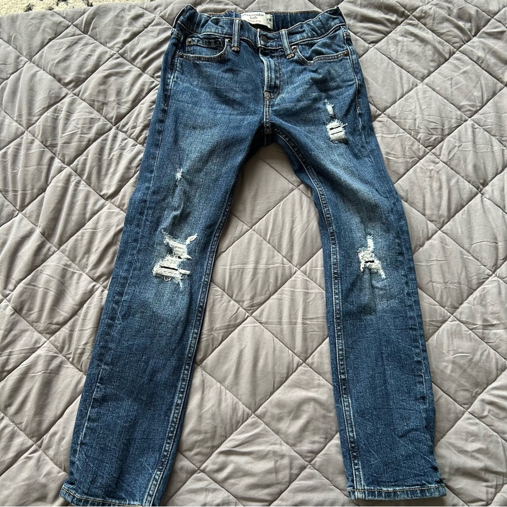 Abercrombie Kids Distressed Denim Jeans